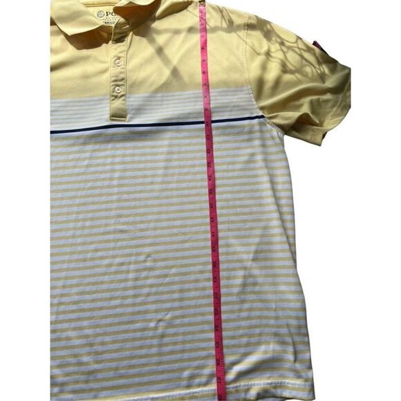 Mens PGA Golf Polo Shirt Greystone Logo Authentic Size XL Performance Yellow - Picture 6 of 9